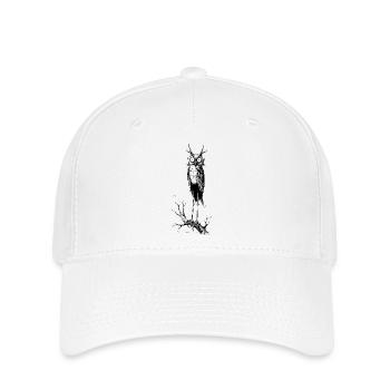 Gothic Owl - Casquette Flexfit - blanc - Devant