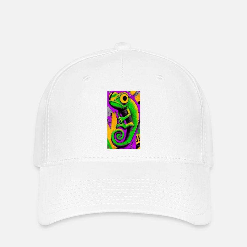 Chamäleon - Flexfit Cap - Weiß