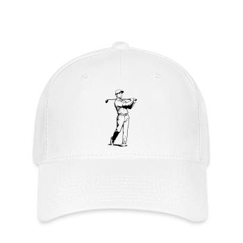 Golf - Flexfit Cap - Weiß - Vorne