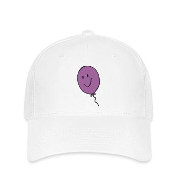 luftballon - Flexfit Cap - Weiß - Vorne