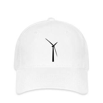 Windrad - Flexfit Cap - Weiß - Vorne