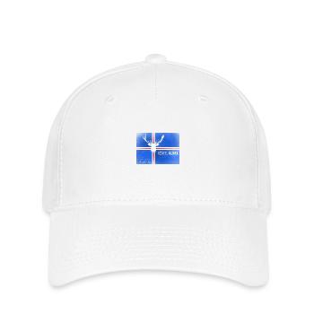 Faune islandaise Drapeau islandais - Casquette Flexfit - blanc - Devant