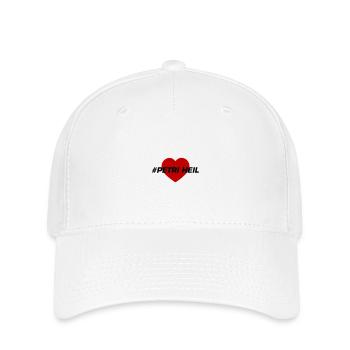 Petri Heil Heart Fishing - Flexfit Cap - white - Front
