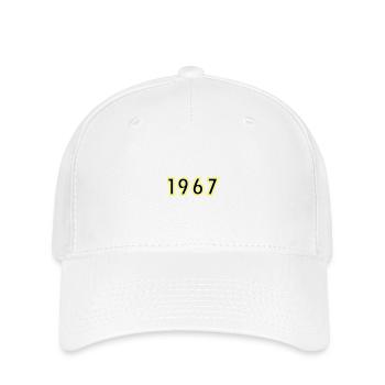 1967 Jahr Geburtstag - Flexfit Cap - Weiß - Vorne
