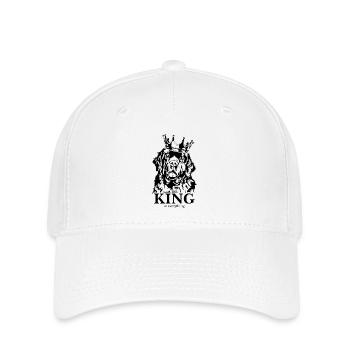 Terre-Neuve Roi de tout ce qui dit Chiens - Casquette Flexfit - blanc - Devant