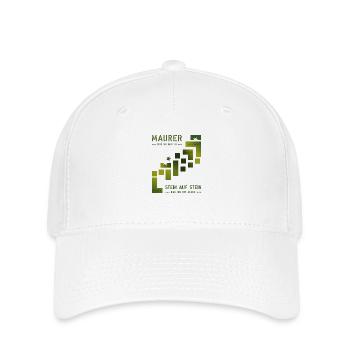 Maurer Hochbau Steinmetz - Casquette Flexfit - blanc - Devant