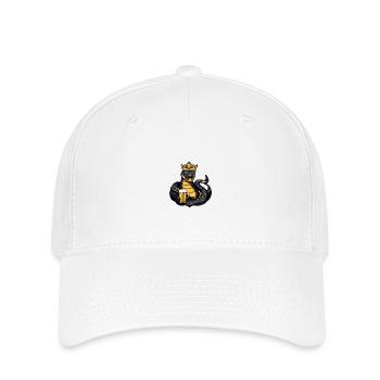 Snake Cobra Beer Funny - Flexfit Cap - white - Front