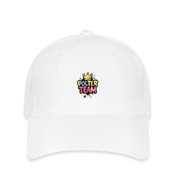 Polter Team - Flexfit Cap - Weiß - Vorne