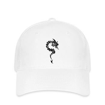 tatouage1 tribal dragon - Flexfit Cap - white - Front