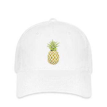 Ananas - Flexfit Cap - Weiß - Vorne