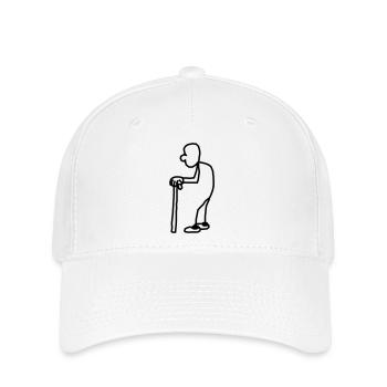 urli_das_strichmaennchen - Casquette Flexfit - blanc - Devant