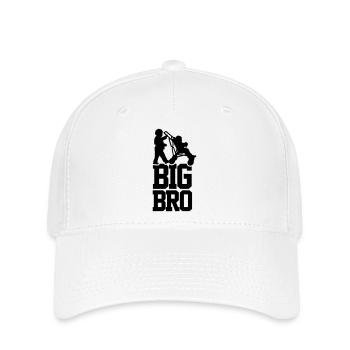 Big Bro - Flexfit Cap - Weiß - Vorne