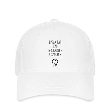 dentiste / dent / médecin / médecine - Casquette Flexfit - blanc - Devant