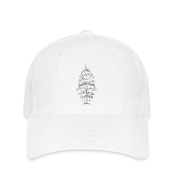 Reise um die Welt. - Flexfit Cap - Weiß - Vorne