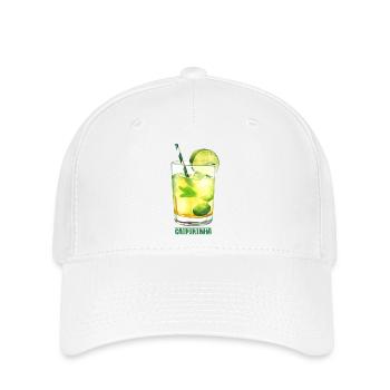 Caipirinha Cocktail Long Drink - Casquette Flexfit - blanc - Devant