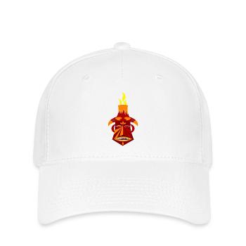 Tiki God Head - Casquette Flexfit - blanc - Devant