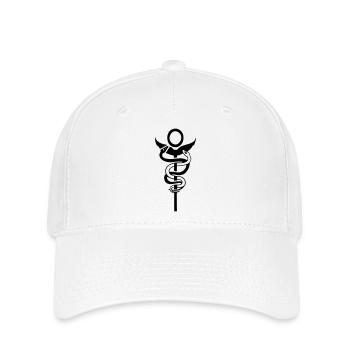 Caduceus physio physiotherapist - Flexfit Cap - Weiß - Vorne