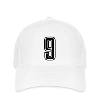 9 - Flexfit Cap - Weiß - Vorne