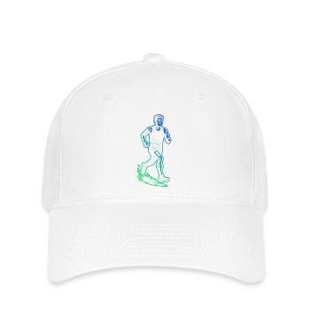 Einfach Running zeitloses Design - Flexfit Cap - Weiß - Vorne