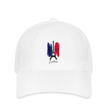 Paris I love it - Flexfit Cap - white - Front