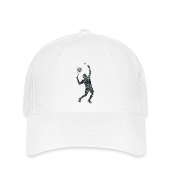 Tennis Splash Serve - Casquette Flexfit - blanc - Devant