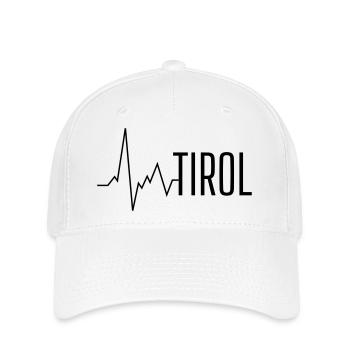 heartbeat tyrol - Flexfit Cap - white - Front