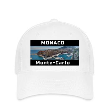MONACO, Monte Carlo - Flexfit Cap - white - Front