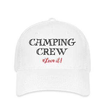 Camping Crew - Flexfit Cap - white - Front