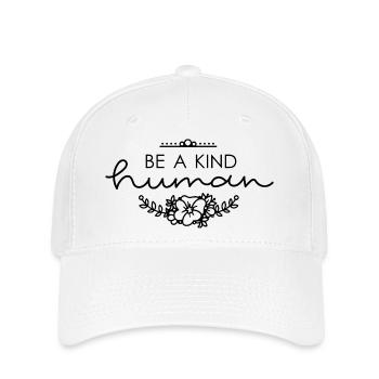 Motif Naturel Épuré aux Teintes Pastel - Casquette Flexfit - blanc - Devant