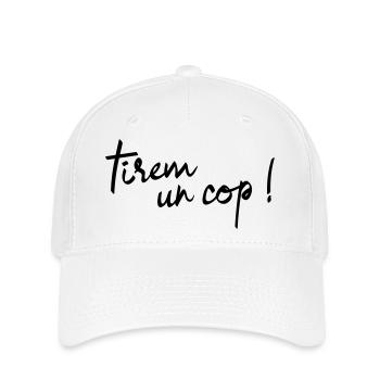 Tirèm un còp! - Flexfit Cap - white - Front
