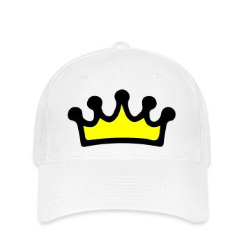 Crown Symbol - Flexfit Cap - white - Front