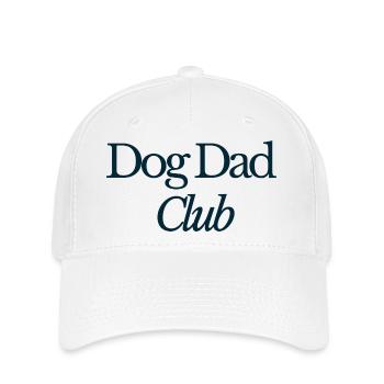 Dog Dad Club Emblem - Flexfit Cap - white - Front