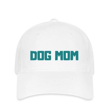 DOG MOM - Flexfit Cap - white - Front