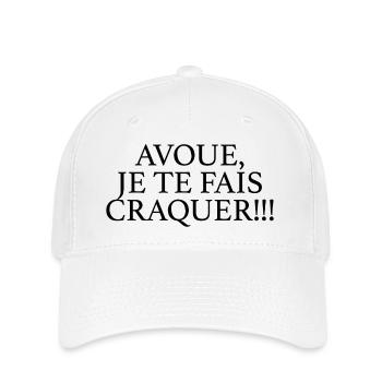 I MAKE YOU FALL IN LOVE - Flexfit Cap - white - Front