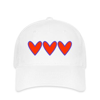 VALENTINSTAG. Junggesellinnenabschied. ICH LIEBE DICH. ICH LIEBE DICH. LIEBE - Flexfit Cap - Weiß - Vorne