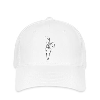 Carotte carotte - Casquette Flexfit - blanc - Devant