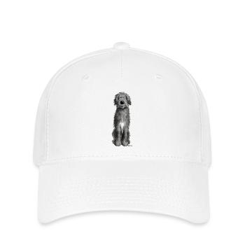 Sweet Irish wolfhound - cartoon - comic - funny - Flexfit Cap - white - Front