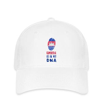 Le Cambodge est dans mon design d’ADN / idée de cadeau - Casquette Flexfit - blanc - Devant