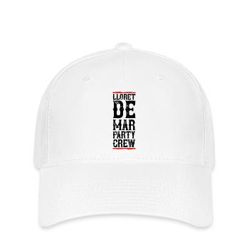 Lloret De Mar Party Crew - Flexfit Cap - Weiß - Vorne