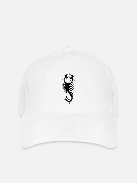 Stammes-Skorpion-Tattoo-Design - Flexfit Cap - Weiß