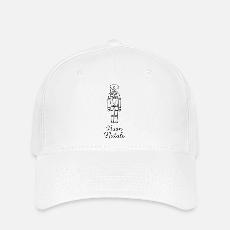 Noël Casse-Noisette de Buon Natale - Casquette Flexfit - blanc