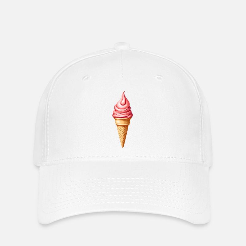 Glace - Casquette Flexfit - blanc