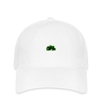 Traktor Landwirtschaft Symbol - Flexfit Cap - Weiß - Vorne