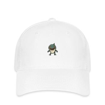 Hai Halloween Lustig Zombie - Flexfit Cap - Weiß - Vorne