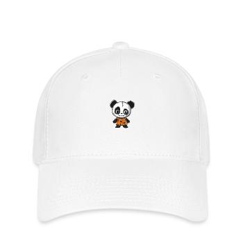 Panda Halloween Funny Zombie - Flexfit Cap - white - Front