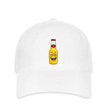 Beer Bottle - Flexfit Cap - white - Front