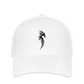 tribal dragon - Flexfit Cap - white - Front