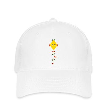 Drachen bunt Herbst - Flexfit Cap - Weiß - Vorne