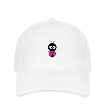 Marienkäfer - Flexfit Cap - Weiß - Vorne