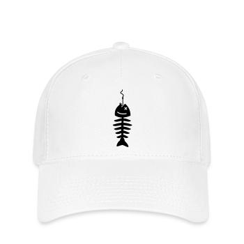fisch_am_haken - Casquette Flexfit - blanc - Devant